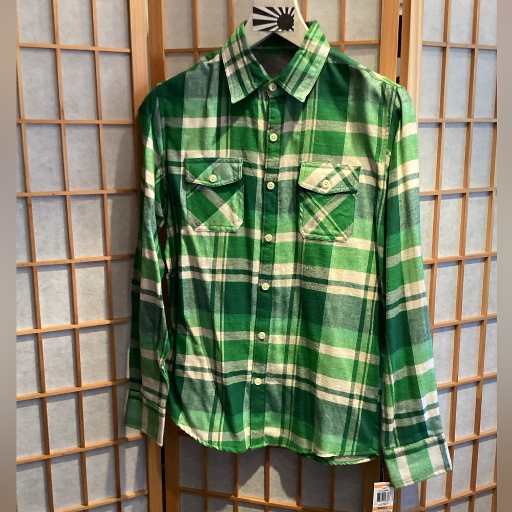 Slade Wilder H10 Flannel Green Combo Men's Size Small
